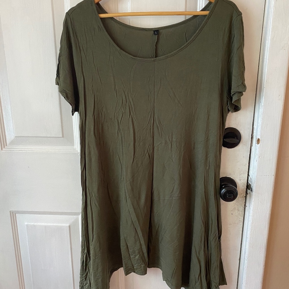 OLIVE GREEN TUNIC L